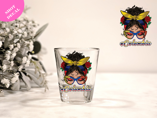 Colombia UV DTF Shot Decal