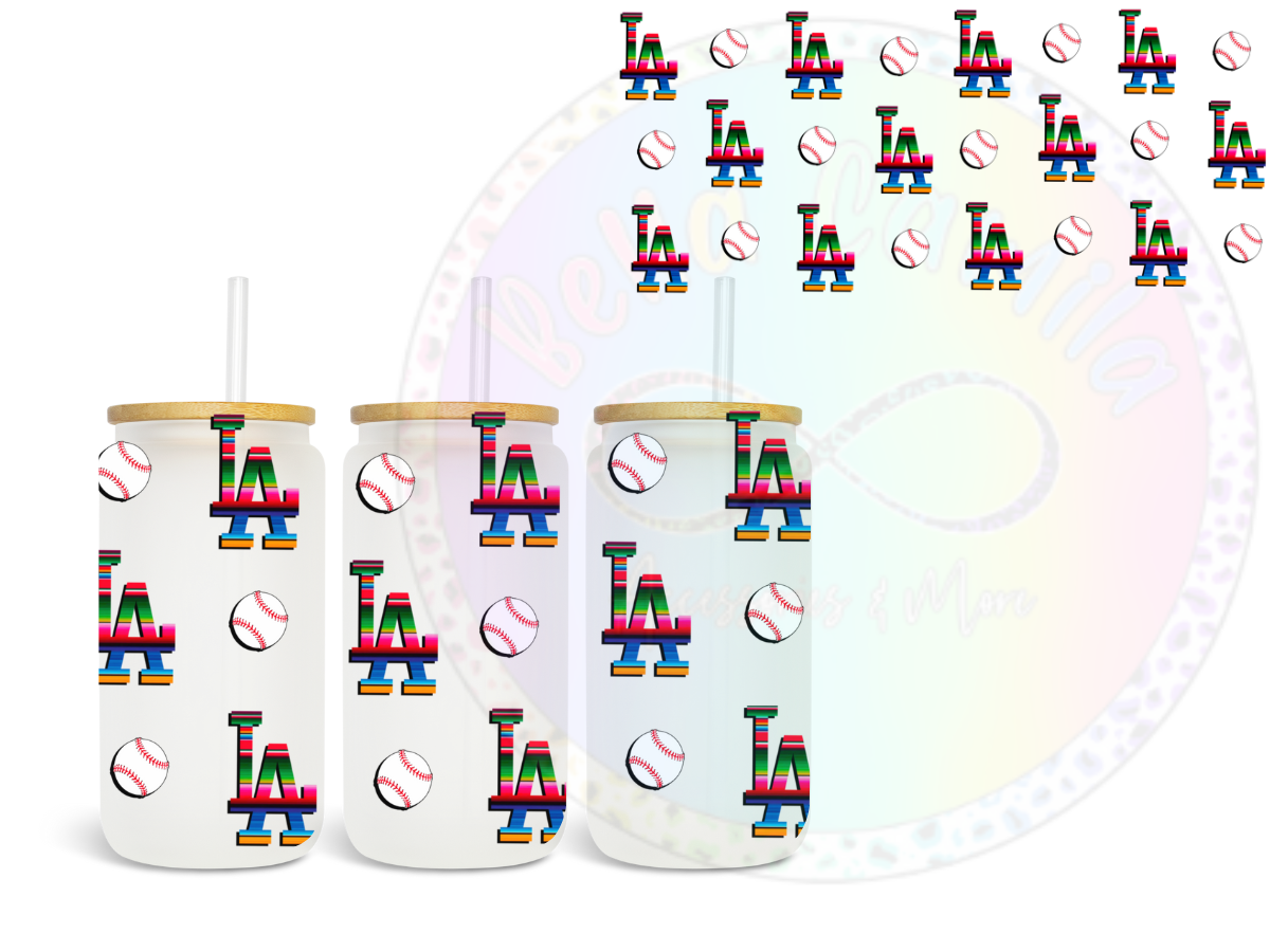 LA Baseball UV DTF Wrap