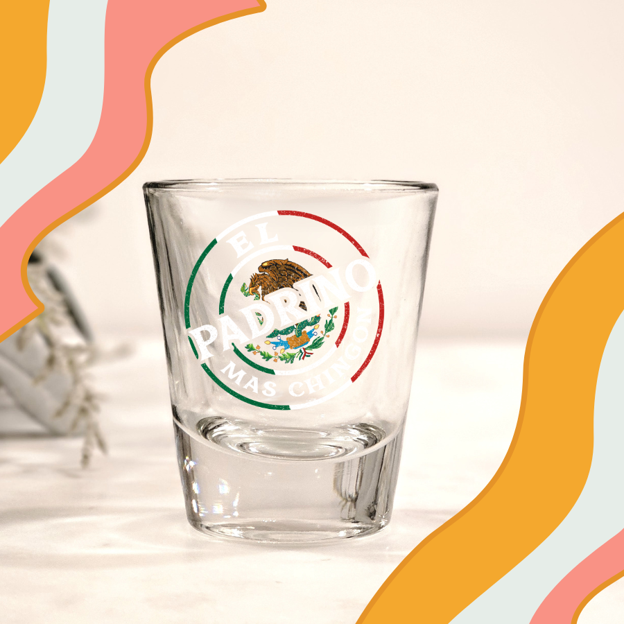 El Padrino UV DTF Shot Decal