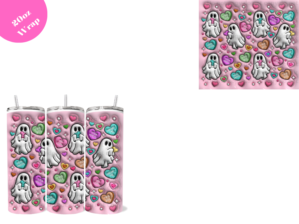 Haunt Me *20oz Sublimation Wrap*