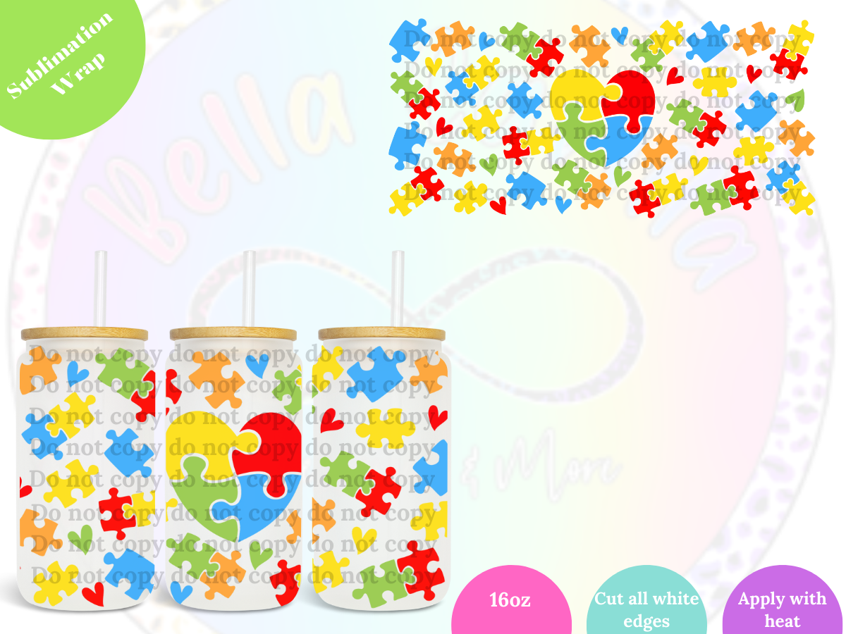 Autism 16oz Sublimation