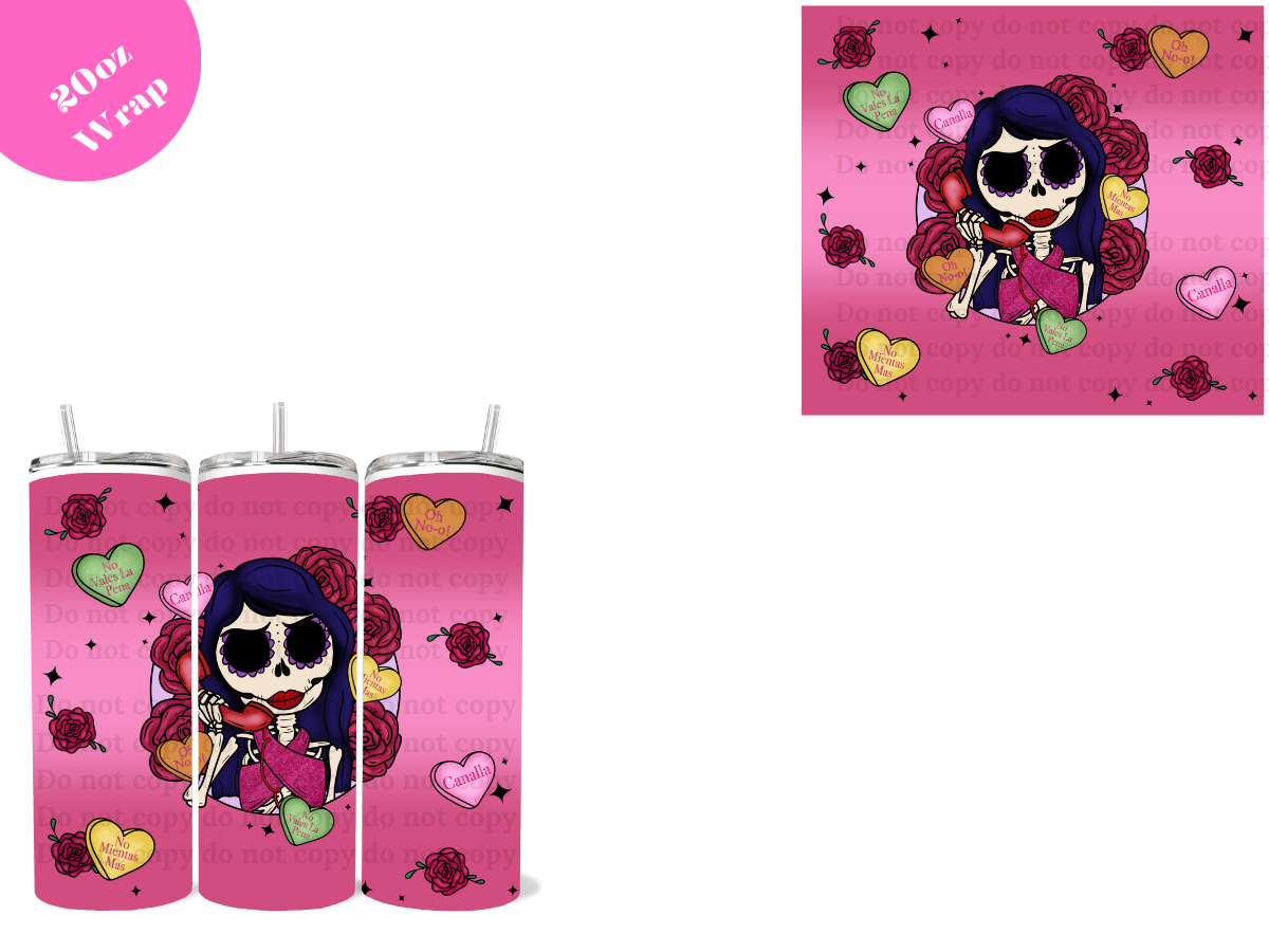 No Mientas *20oz Sublimation Wrap*