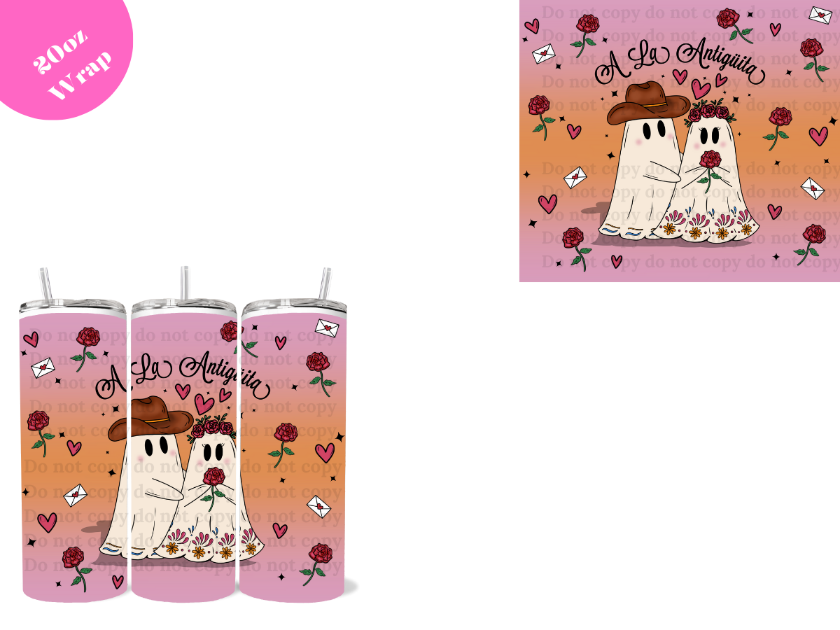 A la Antiguita *20oz Sublimation Wrap*