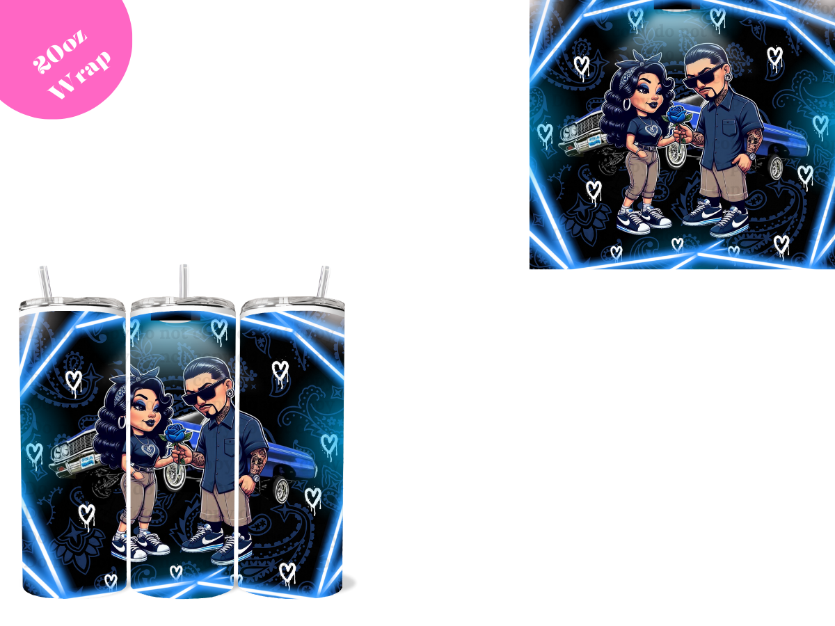 Chicanos # 4 *20oz Sublimation Wrap*