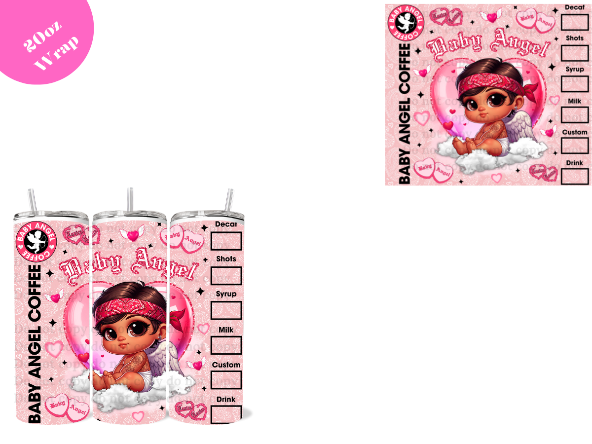 Chicana # 4 *20oz Sublimation Wrap*