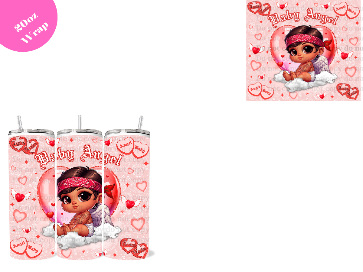 Chicana # 5 *20oz Sublimation Wrap*