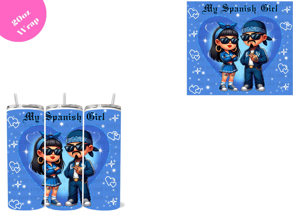 Chicanos # 5 *20oz Sublimation Wrap*