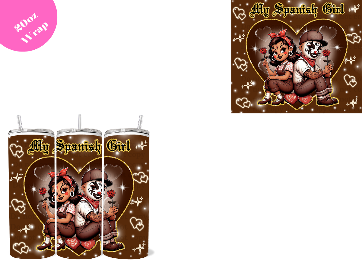 Chicanos # 11 *20oz Sublimation Wrap*