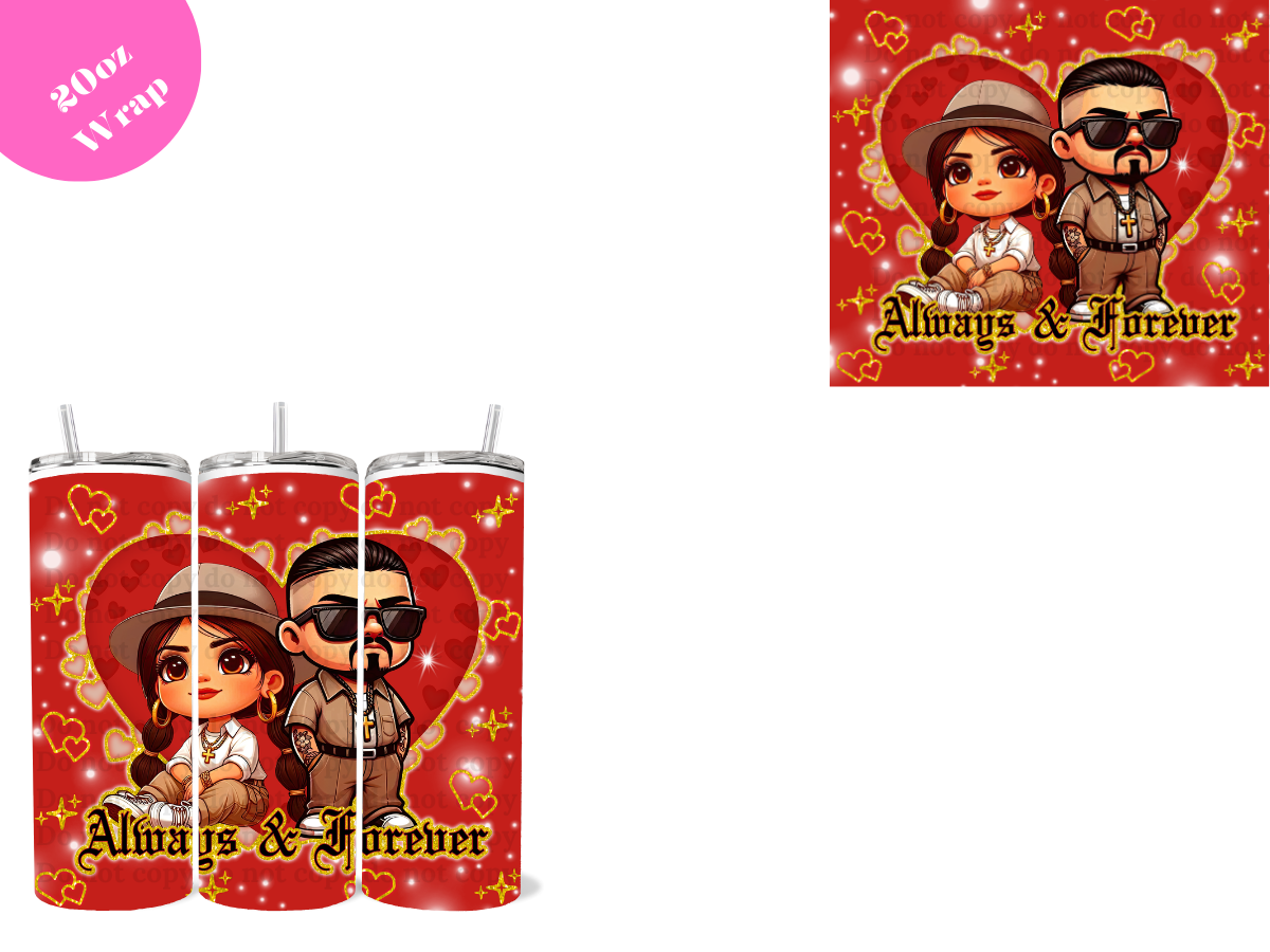 Chicanos # 12 *20oz Sublimation Wrap*