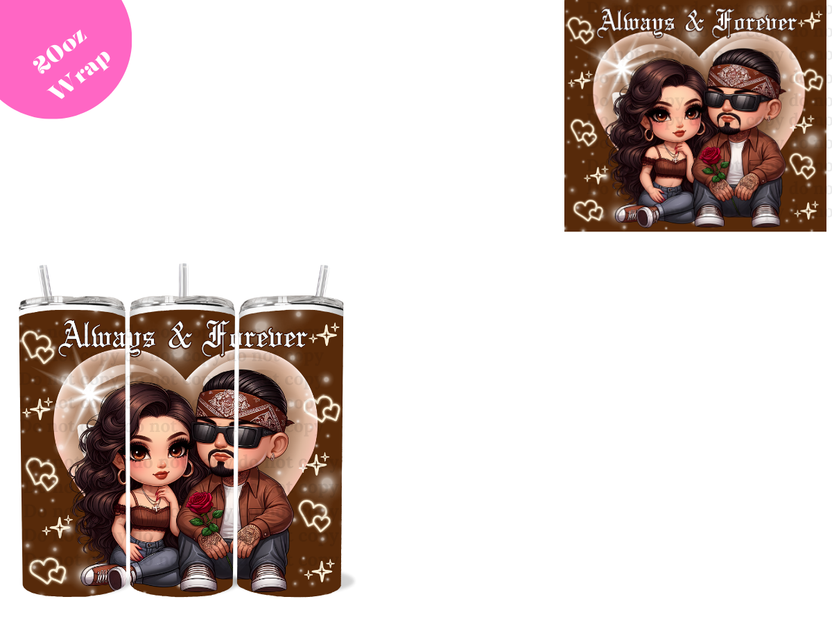 Chicanos # 15 *20oz Sublimation Wrap*
