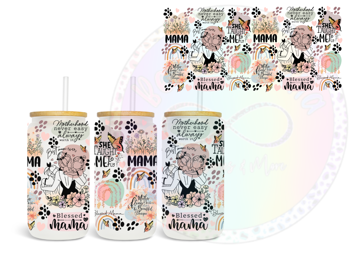 Motherhood UV DTF Wrap