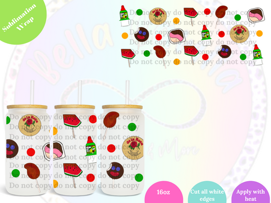 Mexican Candy 16oz **Sublimation Wrap**