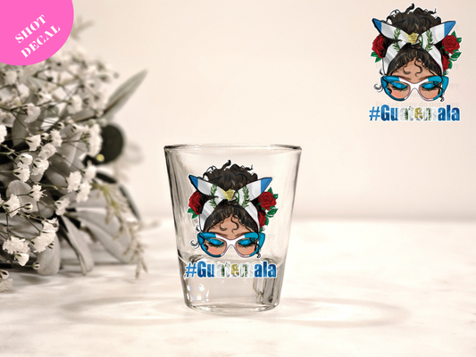 Guatemala UV DTF Shot Decal