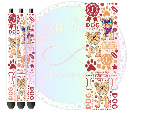 Number 1 Dog UV DTF Pen Wrap