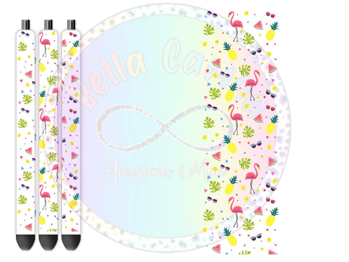 Flamingos UV DTF Pen Wrap