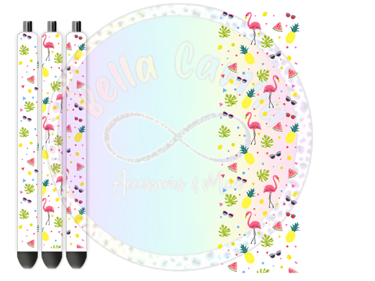 Flamingos UV DTF Pen Wrap