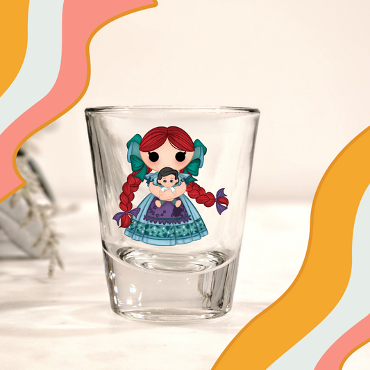 Muneca de Trapo #4 UV DTF Shot Decal