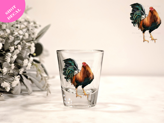 Single Gallo UV DTF Shot Decal