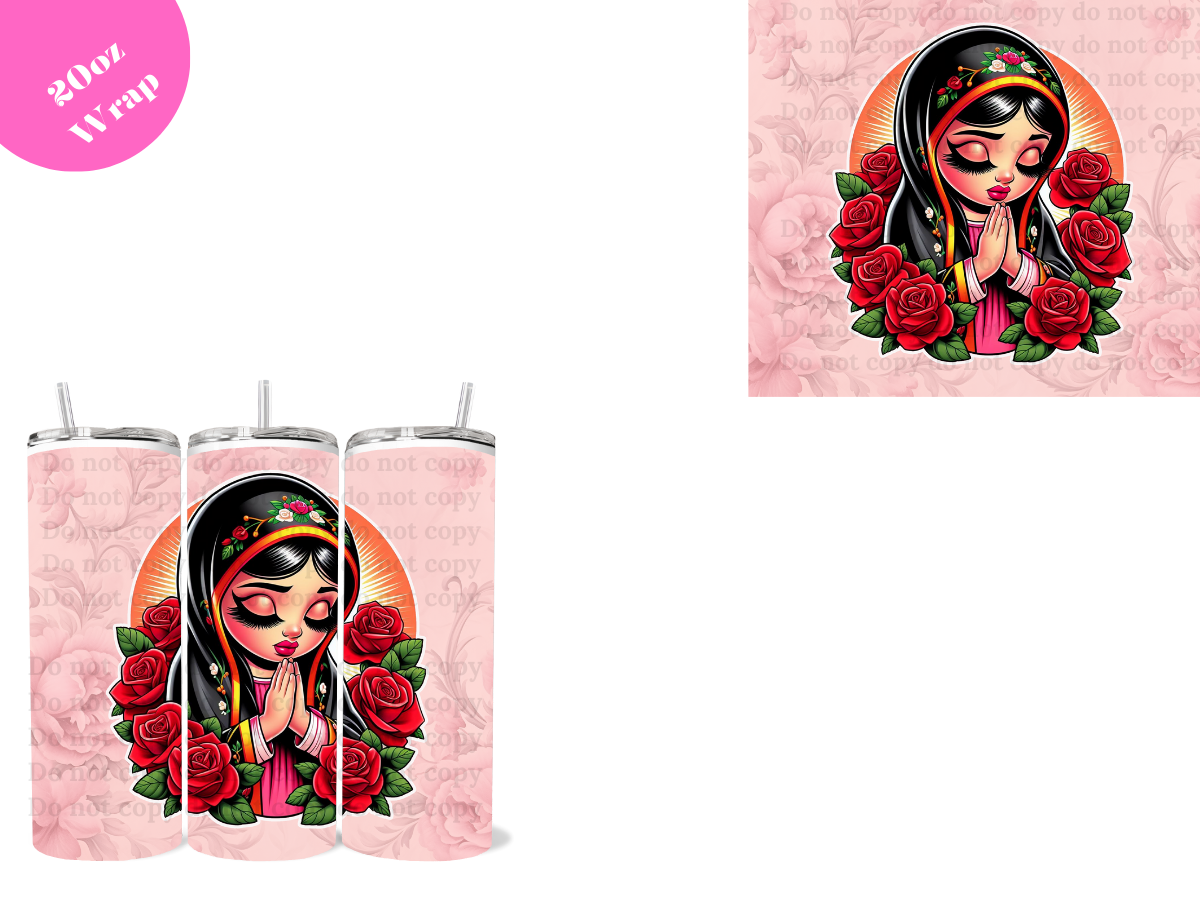 Oracion *20oz Sublimation Wrap*