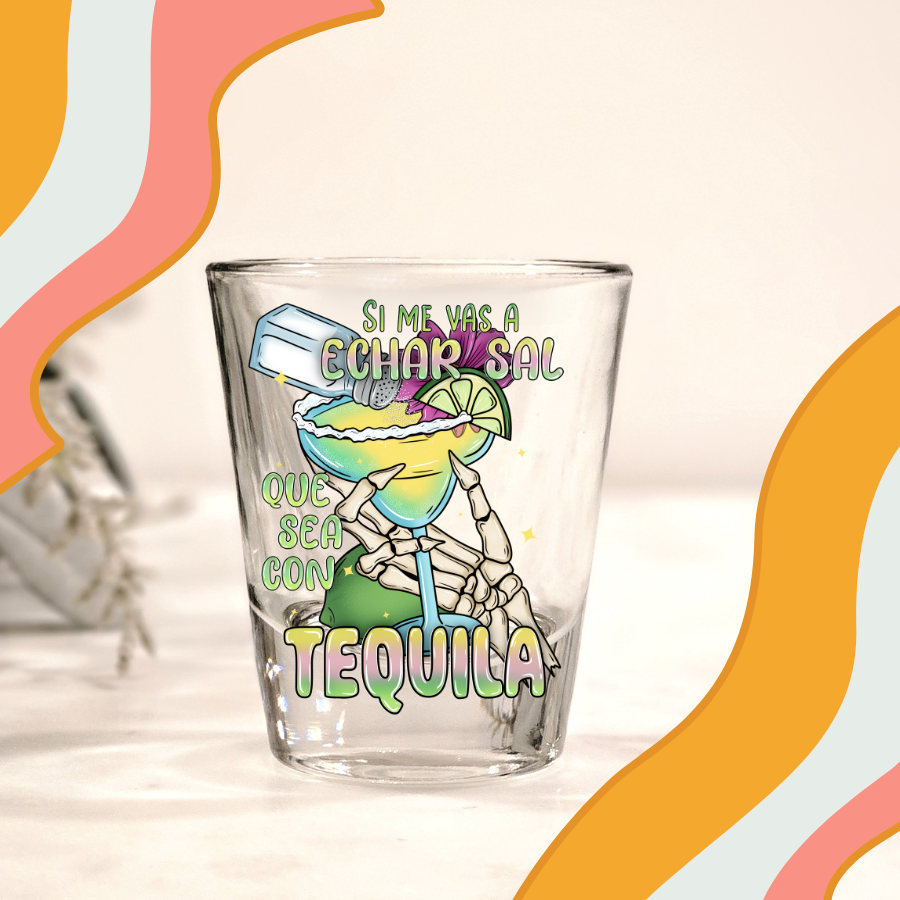 Hechame Sal UV DTF Shot Decal