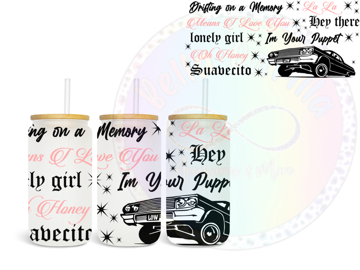 Drifting on a Memory - UV DTF Cup Wrap