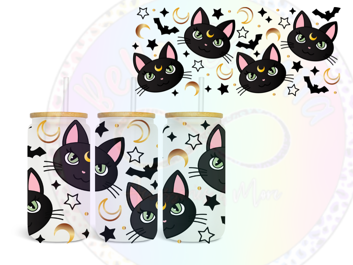 Black Cat UV DTF Wrap