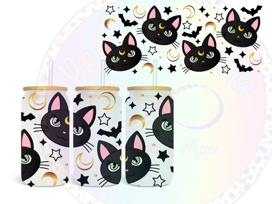 Black Cat UV DTF Wrap