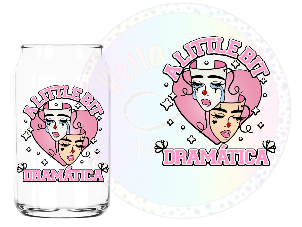 A Little Bit Dramatica UV DTF Wrap