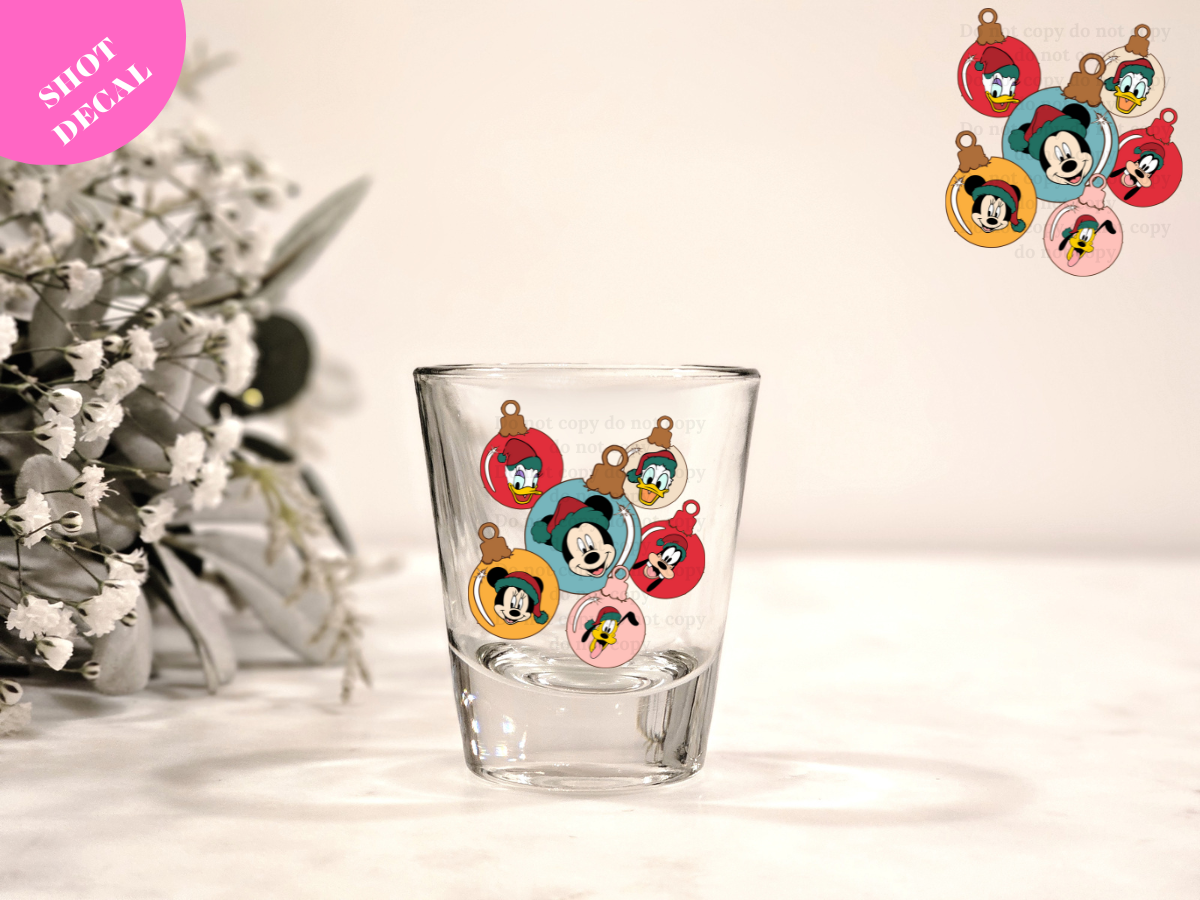 Friends Ornaments UV DTF Shot Decal