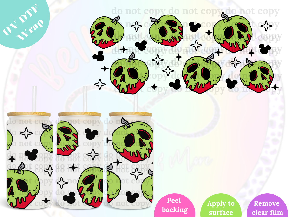 Poison Apple UV DTF Wrap