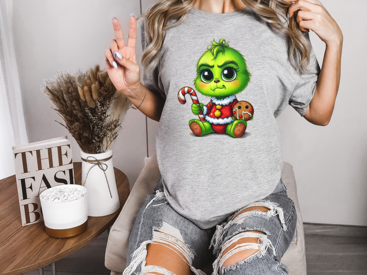 Baby Grinch Candy Cane