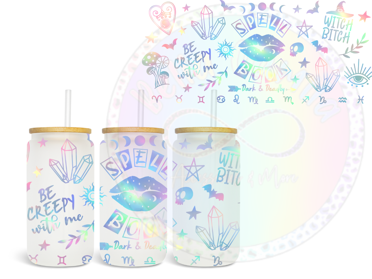 Spell Book - UV DTF Cup Wrap