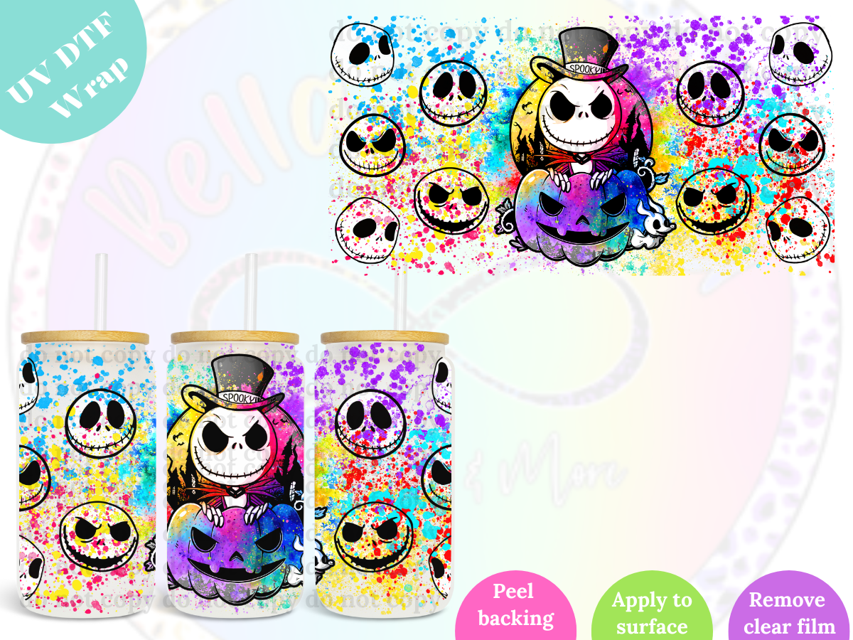 Neon Jack UV DTF Wrap