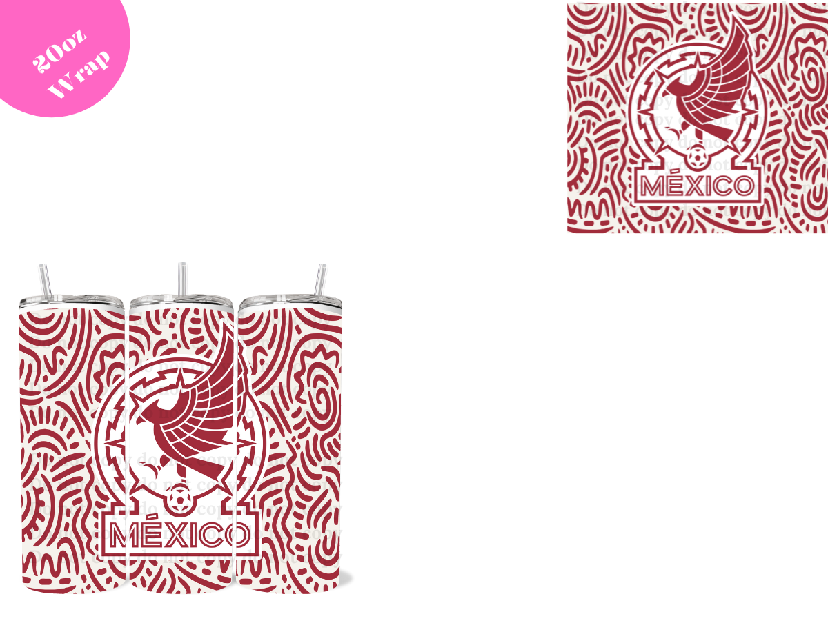 Mexico Red **20oz VINYL Wrap**