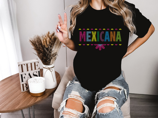 RHINESTONE TRANSFER - Mexicana (colorful)