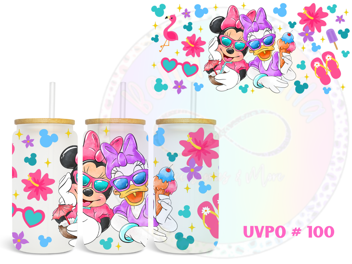 Ears and Duck BFF's UV DTF Wrap
