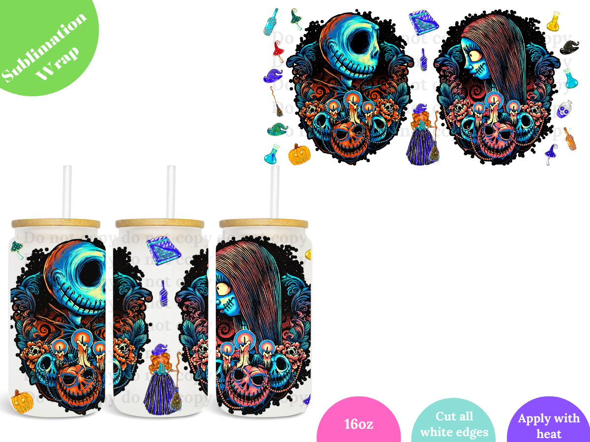 Neon Love 16oz **Sublimation Wrap**