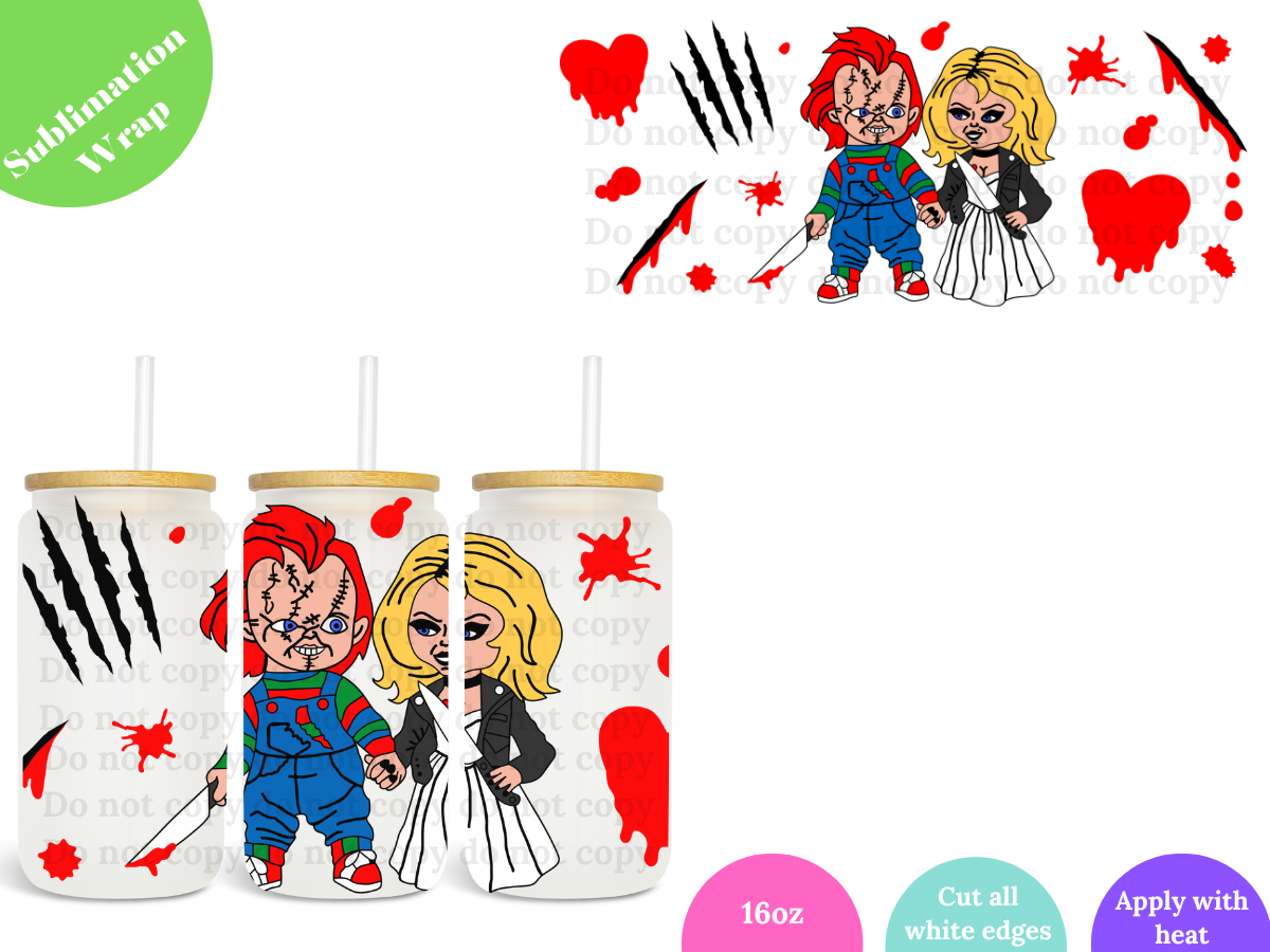 Perfect Couple 16oz **Sublimation Wrap**