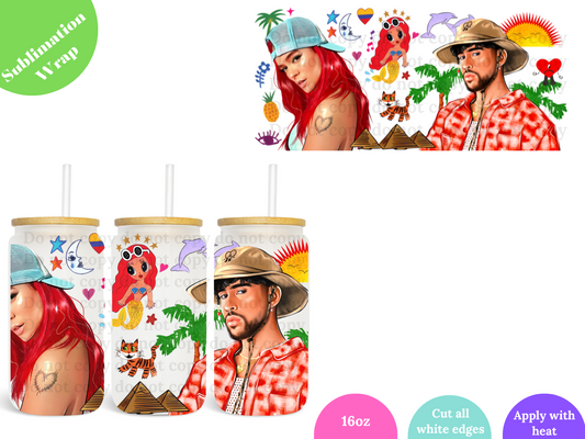 KG & BB 16oz **Sublimation Wrap**