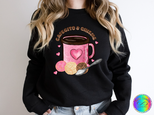 Cafecito & Chisme (Pink Cup)