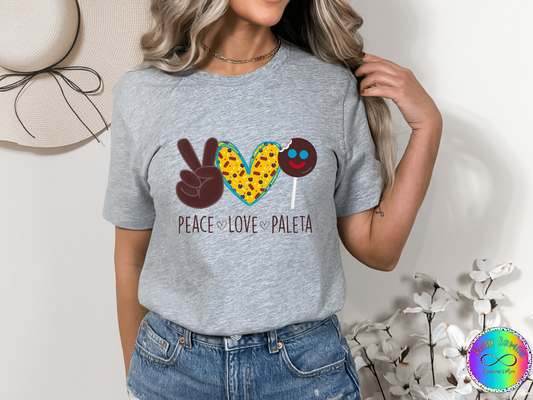 Peace - Love - Paleta