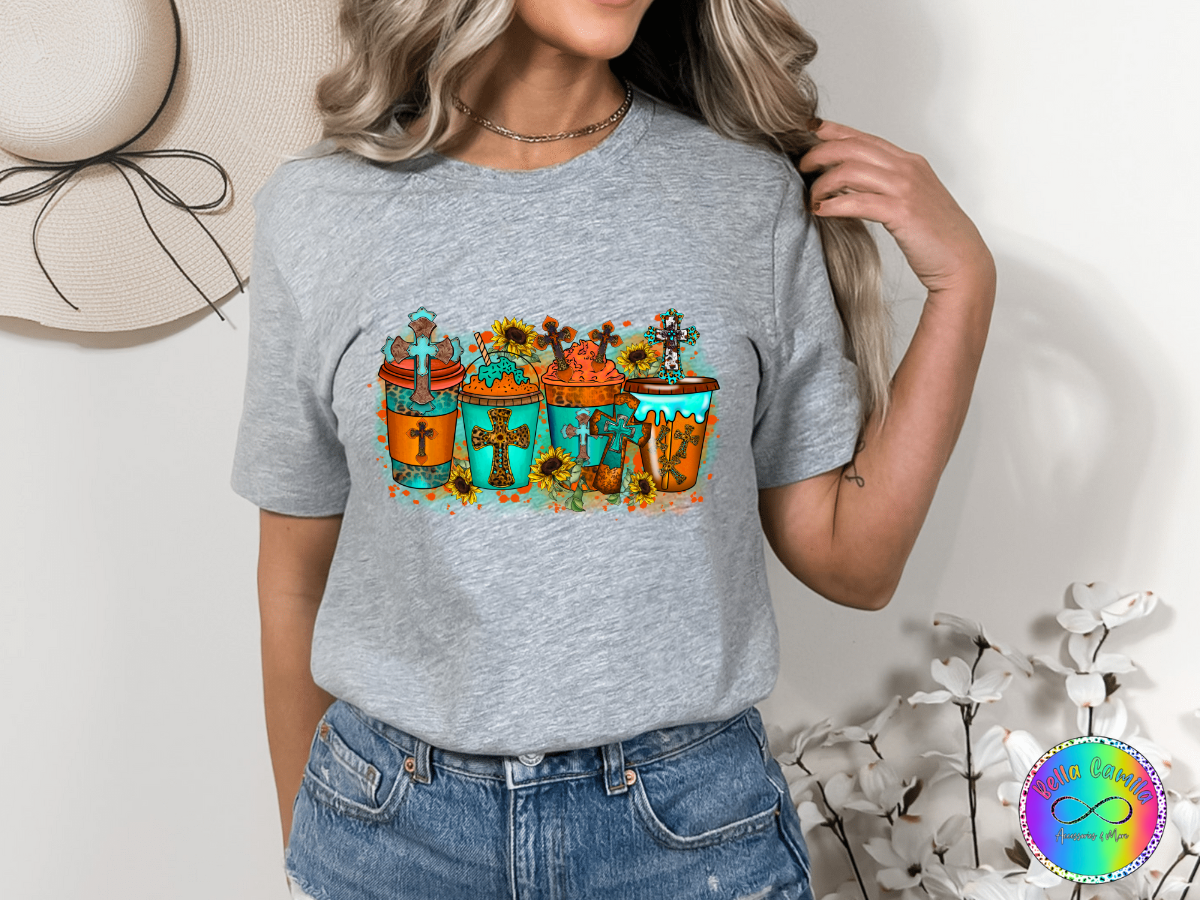 Turquoise Cross Coffee