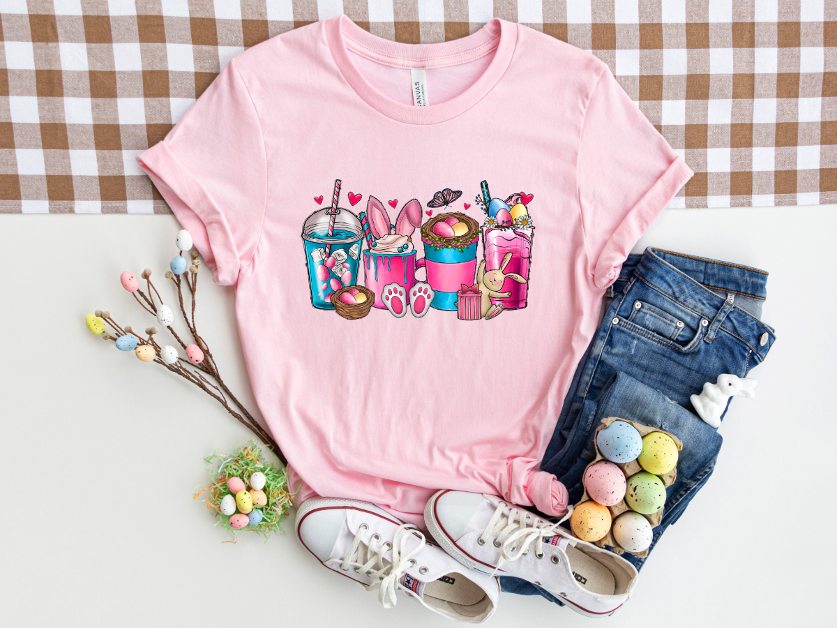 Easter Coffee (blue and pink)