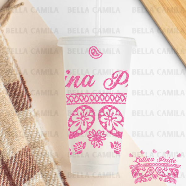 Latina Pride - 24oz UV DTF Cup Wrap