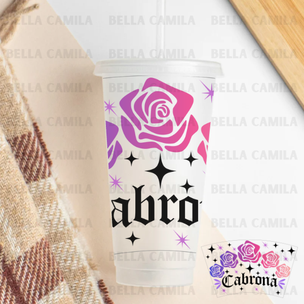 Cabrona - 24oz UV DTF Cup Wrap