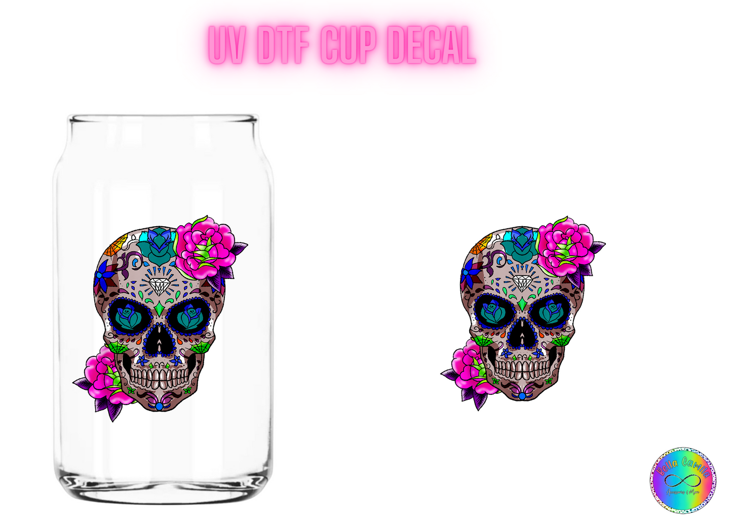 Hermosa Calabera - UV DTF Decal