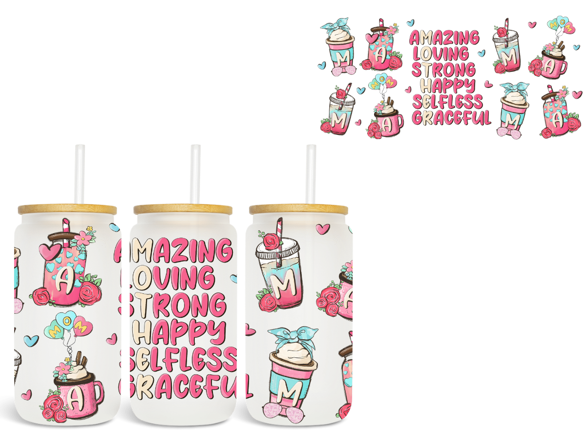 Amazing Mom - UV DTF Cup Wrap
