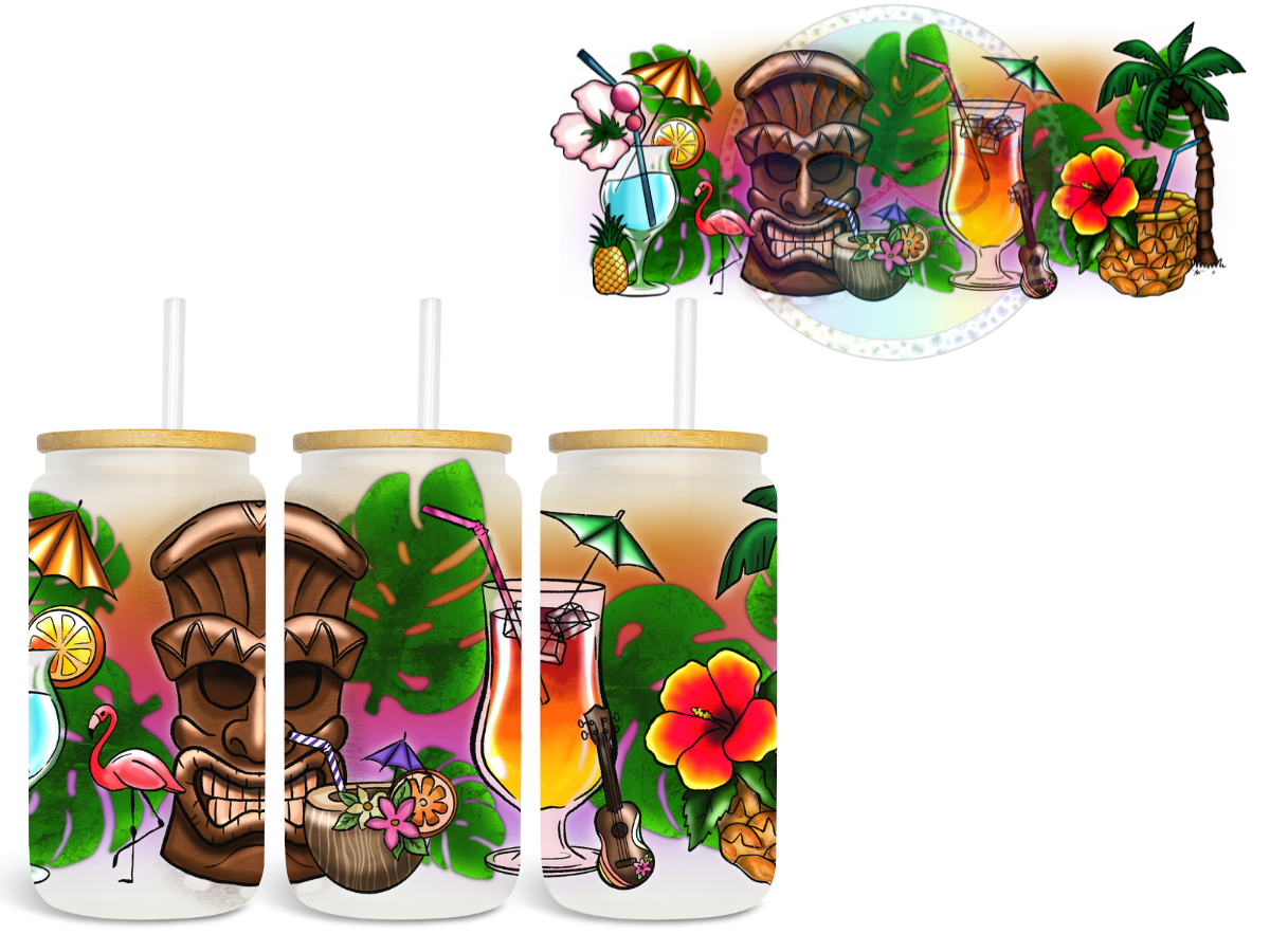 Hawaii - UV DTF Cup Wrap