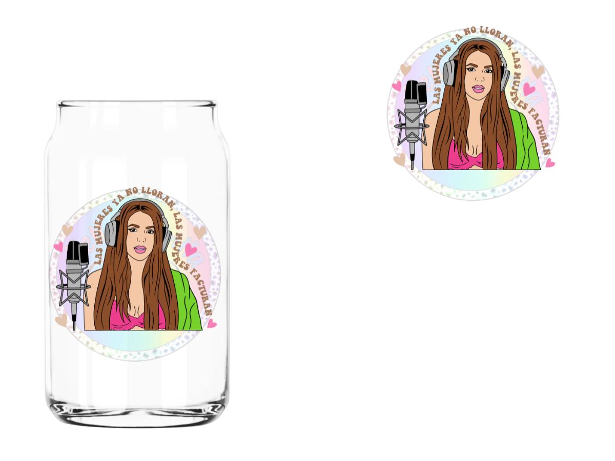 Las Mujeres no Lloran - UV DTF Decal