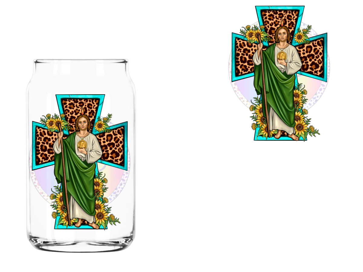 San Judas - UV DTF Decal